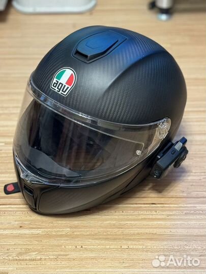 Мотошлем AGV SportModular matt carbon