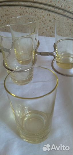 Стопки цветное стекло СССР
