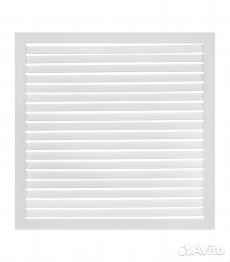 Решетка вентиляционная пвх 600х600 мм белая