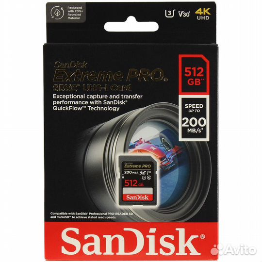 Карта памяти SecureDigital 512Gb SanDisk #394291