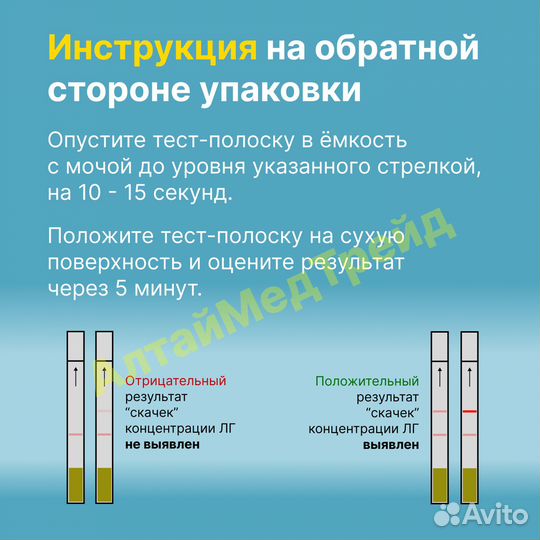 Тест на овуляцию, тест на определение овуляции