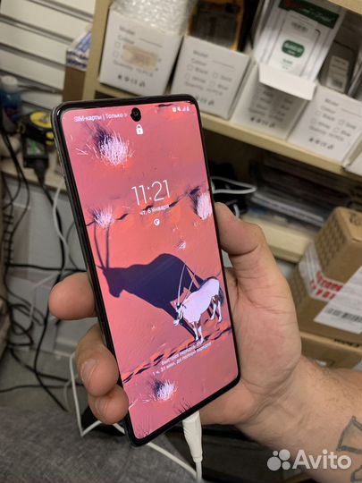 Дисплейный модуль samsung a71 оригинал