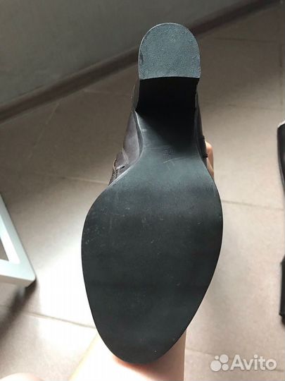 Сапоги коричневые 35р-р