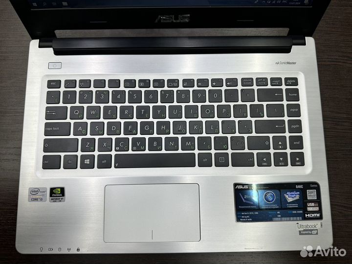 Ultrabook Asus X46c, SSD 128Gb