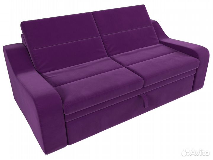 Прямой диван Медиус, Микровельвет, Модель 107062