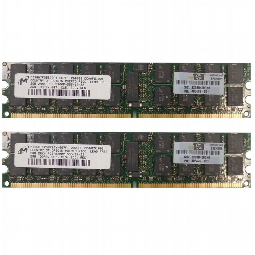 [408853-B21] Оперативная Память Hp Ddr2 4gb 408853-B21