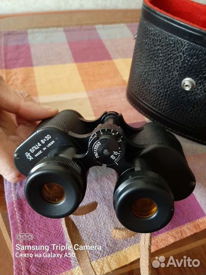 Армейский бинокль СССР бпц 4 8*30