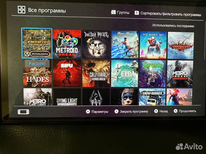 Nintendo switch oled с играми