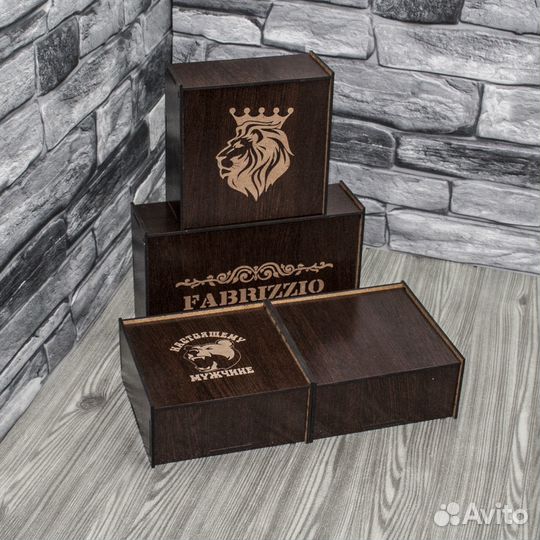 Подарочные коробки из дерева оптом (фанера,лхдф)