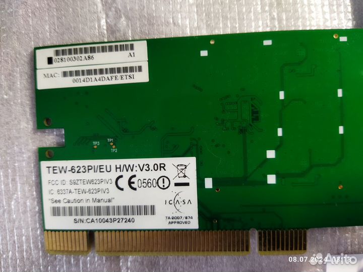 Новый PCI-адаптер 300 Мбит/с Wireless N