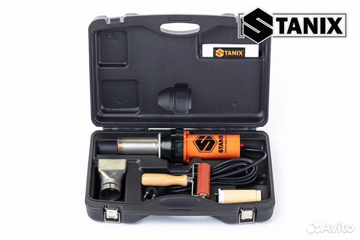 Фен stanix 3400 комплект для сварки внахлёст