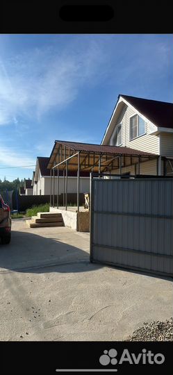 Навесы беседки из профиля