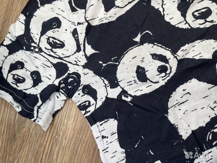 Футболка 54-56 панда новая