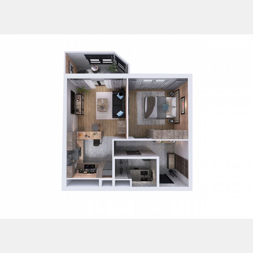 1-к. квартира, 46,7 м², 2/5 эт.