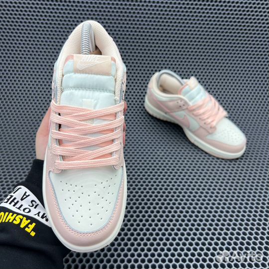 Кроссовки Nike Dunk Low Sail Orange Pearl