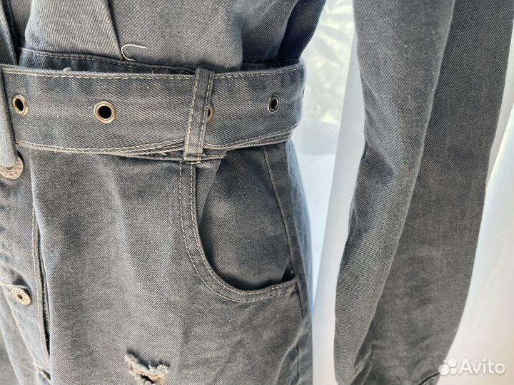 Джинсовое платье