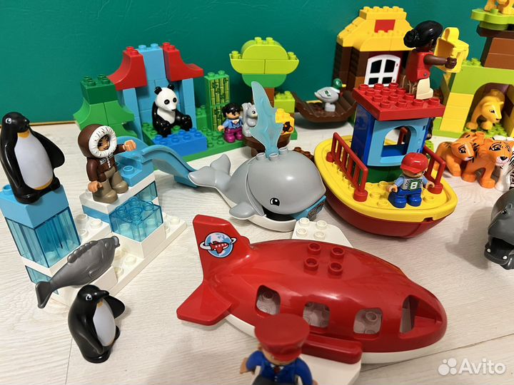 Lego duplo 163 шт,вокруг света