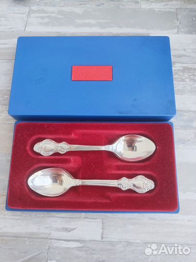 Набор чайных ложек мельхиор СССР