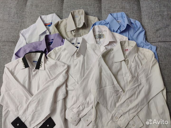 Рубашки на мальчика, размер 134