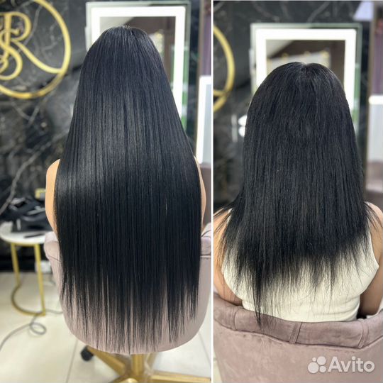 Наращивание волос, биопротеиновые волосы