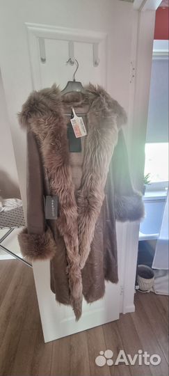 Дубленка натуральная женская 46