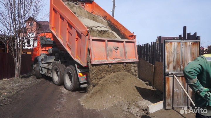 Песок, щебень, грунт Приладожский