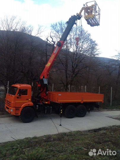 Кран манипулятор автовышка
