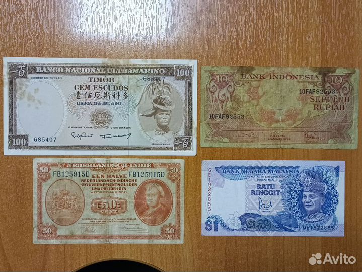 Банкноты Азии и Океании из оборота и новые