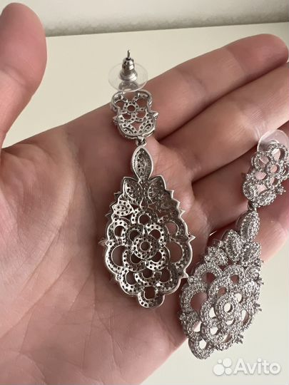 Серебряные серьги