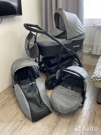 Коляска Sonic verdi 3 в 1