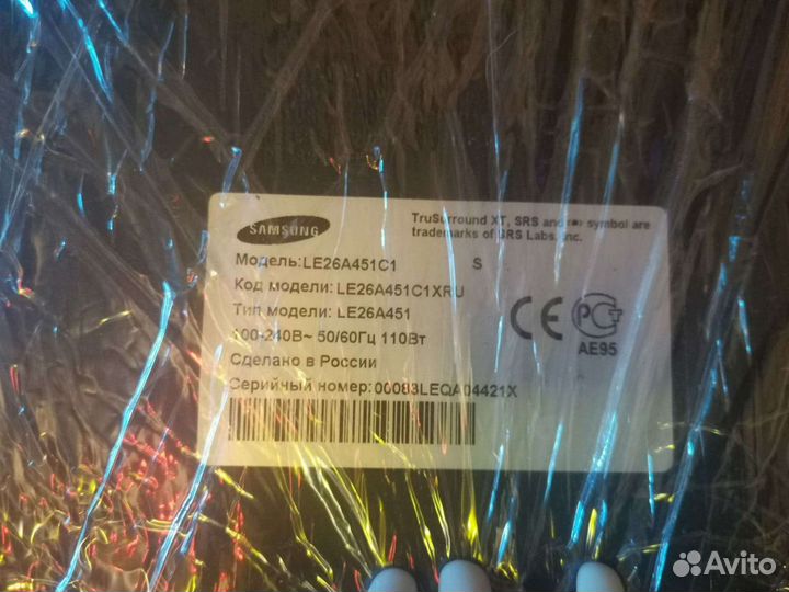 Телевизор в разбор samsung sony