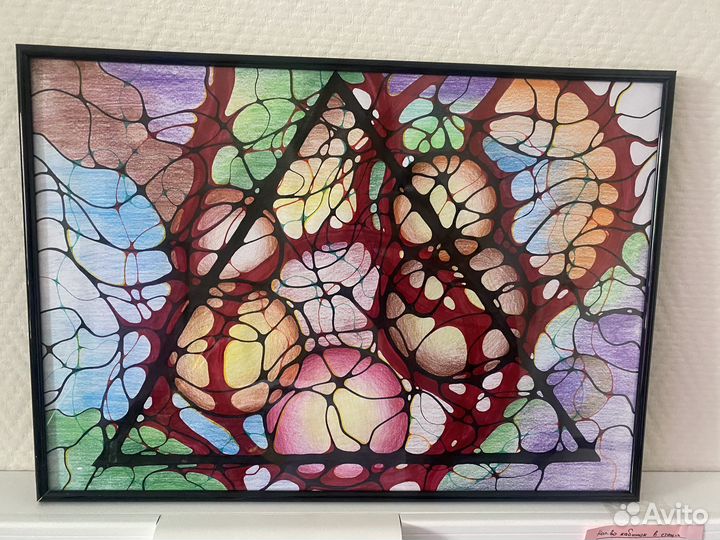 Картина для инретерьера нейрографика