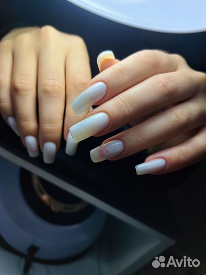 Маникюр наращивание