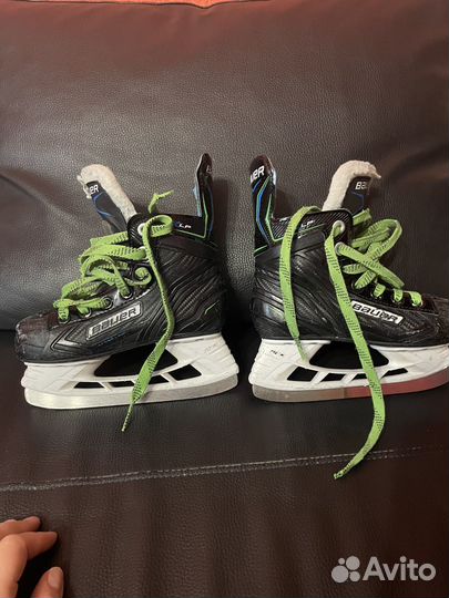 Коньки хоккейные bauer xlp yth. по стельке 19 см