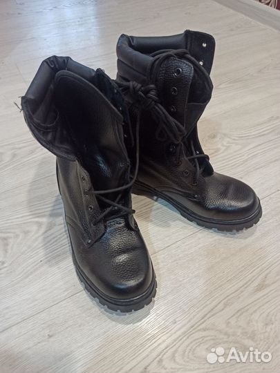 Ботинки с высоким берцем на искусственном меху