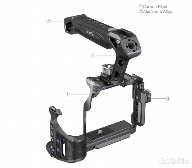 Клетка SmallRig 3708 «Rhinoceros» для Sony A7 IV