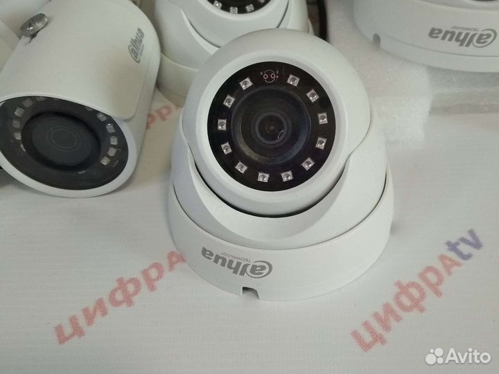 Видеонаблюдение 9 камер IP с микрофоном