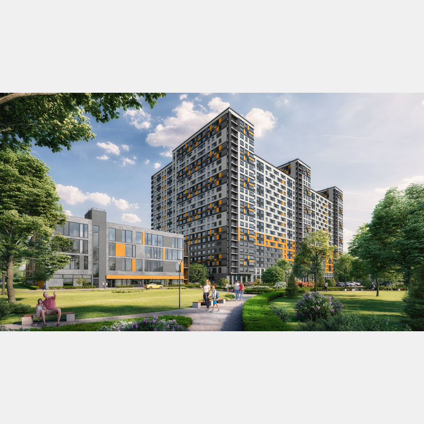 Апартаменты-студия, 22,7 м², 19/24 эт.