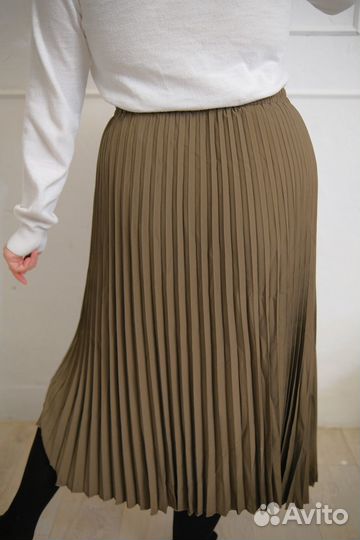 Юбка плиссе миди