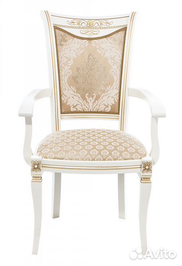 Стул деревянный Mariano молочное - патина. Москва