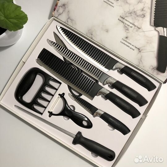 Набор кухонных ножей (8 предметов для кухни)