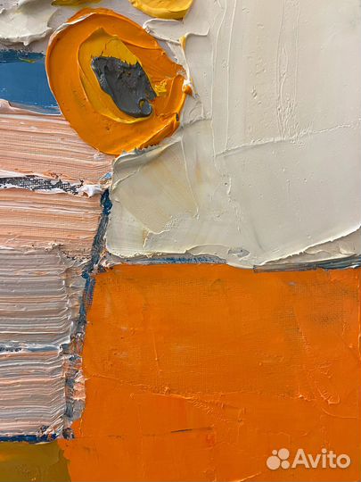 Картина маслом на холсте цветы