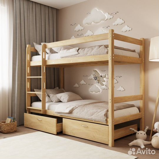 Двухъярусная кровать детская