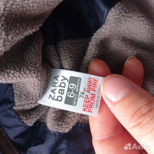 Куртка демисезонная zara 74