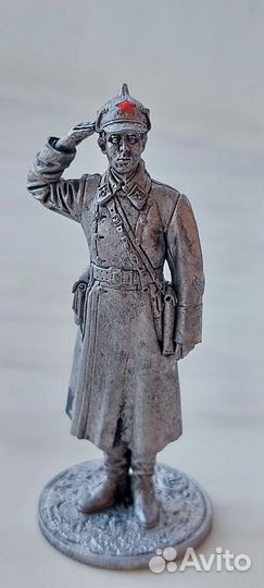 Оловянная миниатюра 54 мм. красноармейцы 1941 г