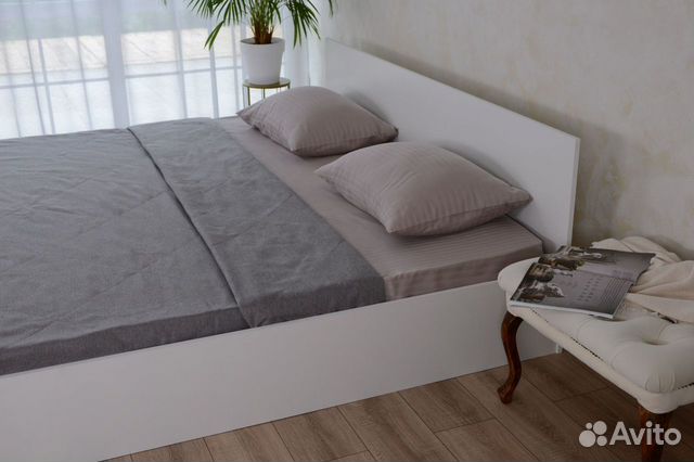 Кровать белая с матрасом 180х200 новая Милена объявление продам