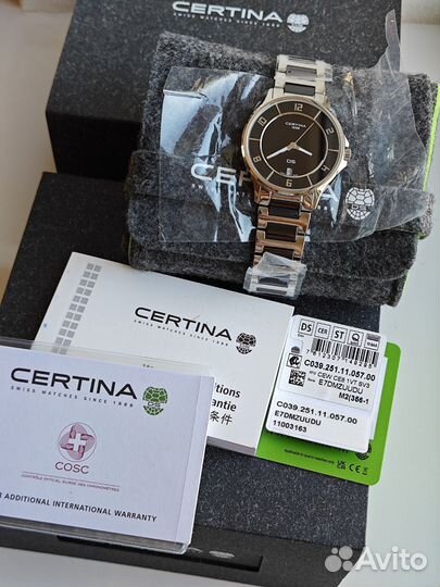 Часы Certina DS-6 C039.251.11.057.00