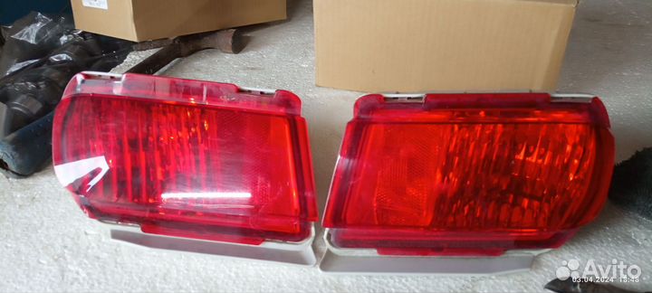 Стопы в бампер тойота Прадо