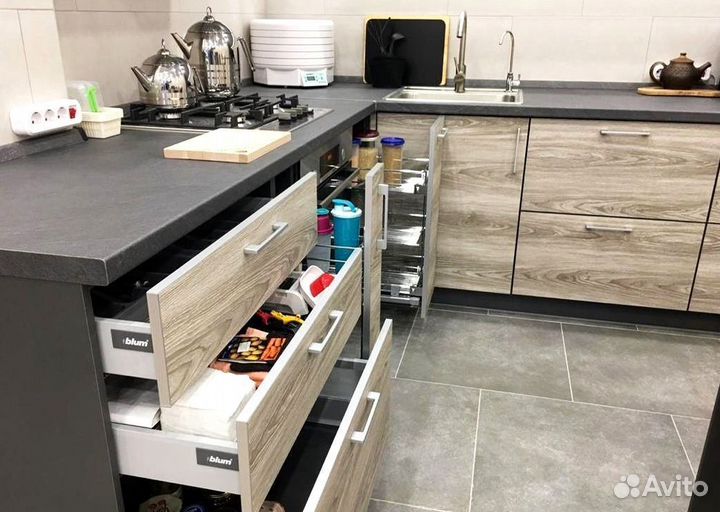 Кухонный гарнитур угловой на заказ