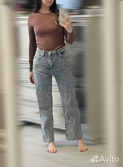 Джинсы широкие